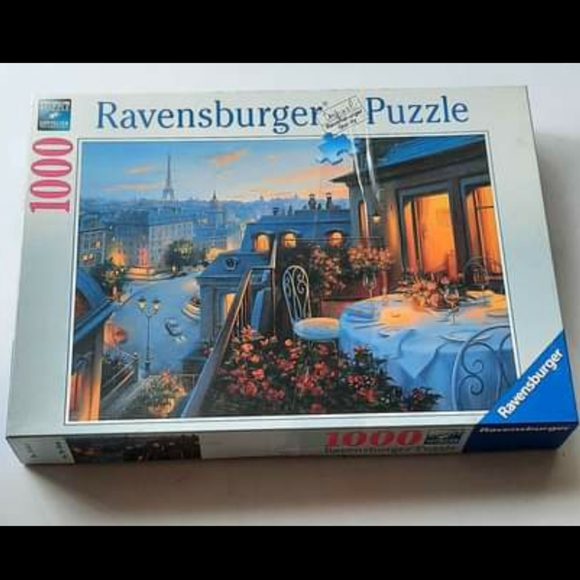 Balcone a Parigi, Puzzle 1000 Pezzi, Linea Fantasy, Puzzle per Adulti